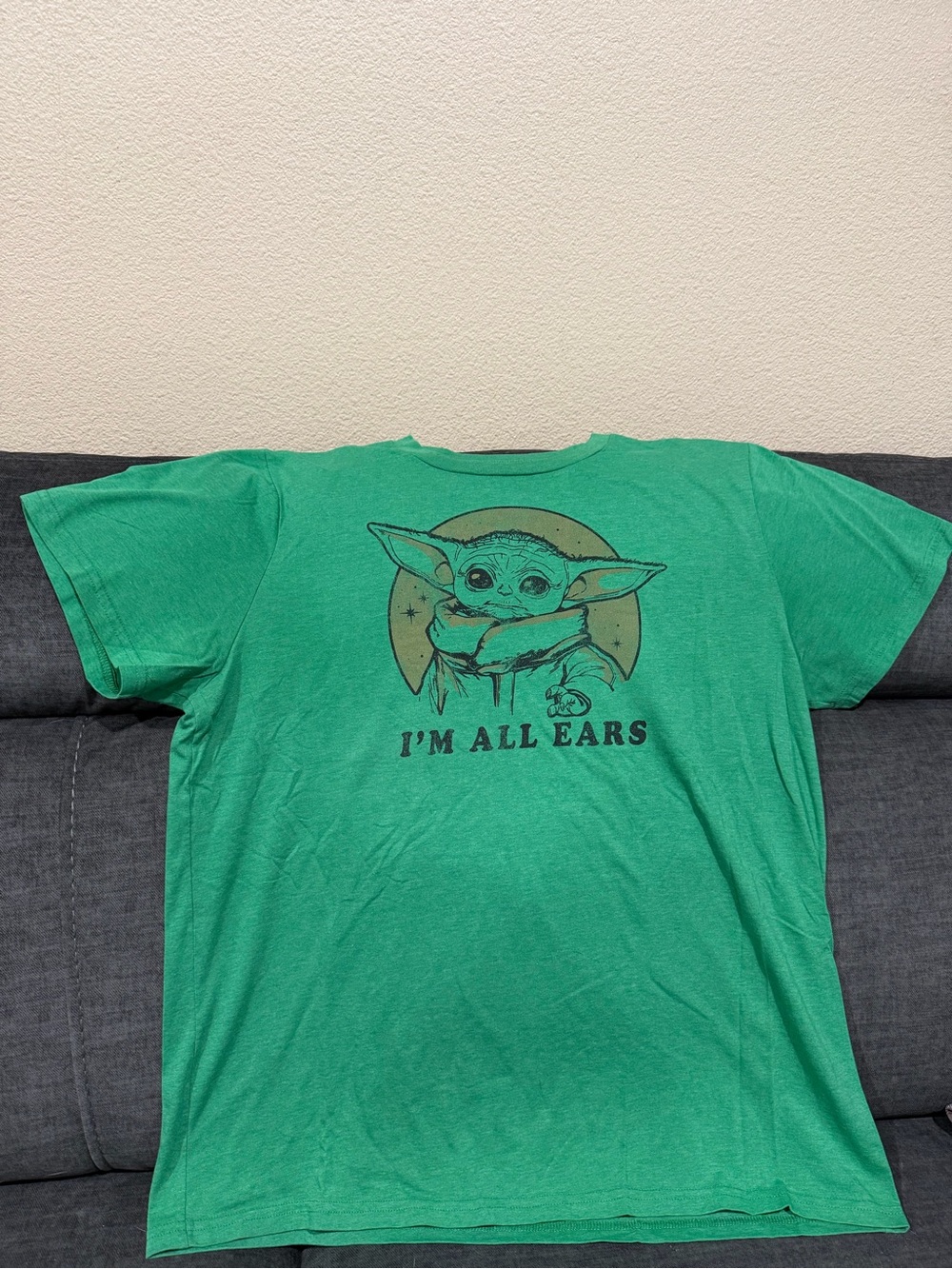 Star Wars Green Grogu 'I'm All Ears' Short Sleeve Tee